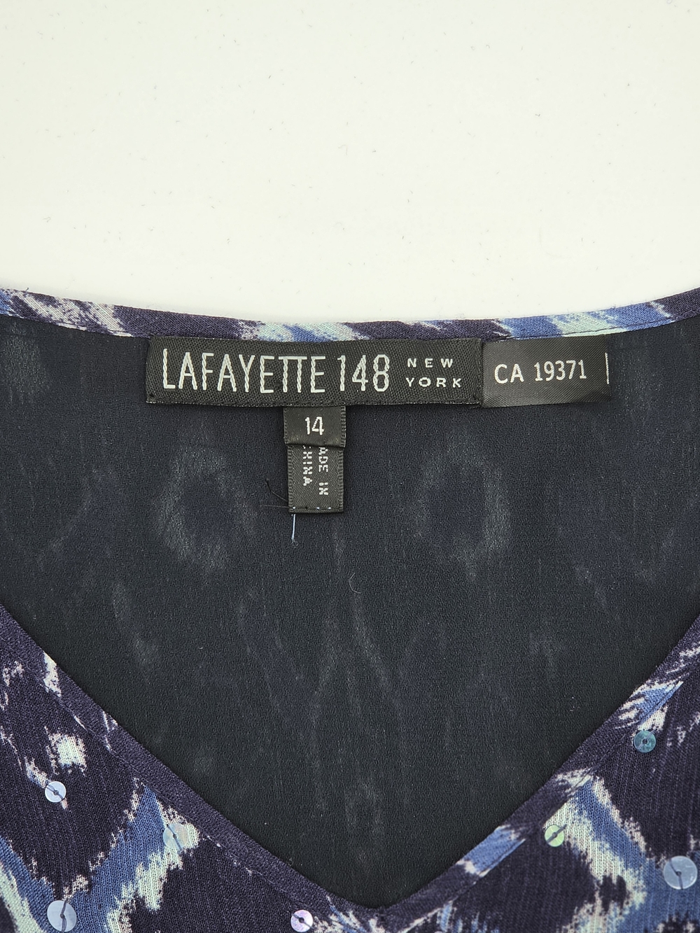 Lafayette 148 Top With Sequins - Picture 4 of 6